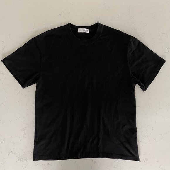 little Mountain Vancouver Lennon 100% Cotton SS Crew Nk T Shirt Black Sz M NWOT - Picture 2 of 8